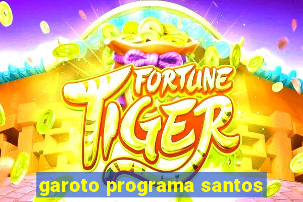 garoto programa santos